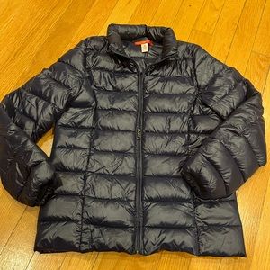 Aqua Girls Light Puffer Jacket Size 12 Blue. Excellent condition